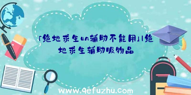 「绝地求生un辅助不能用」|绝地求生辅助吸物品